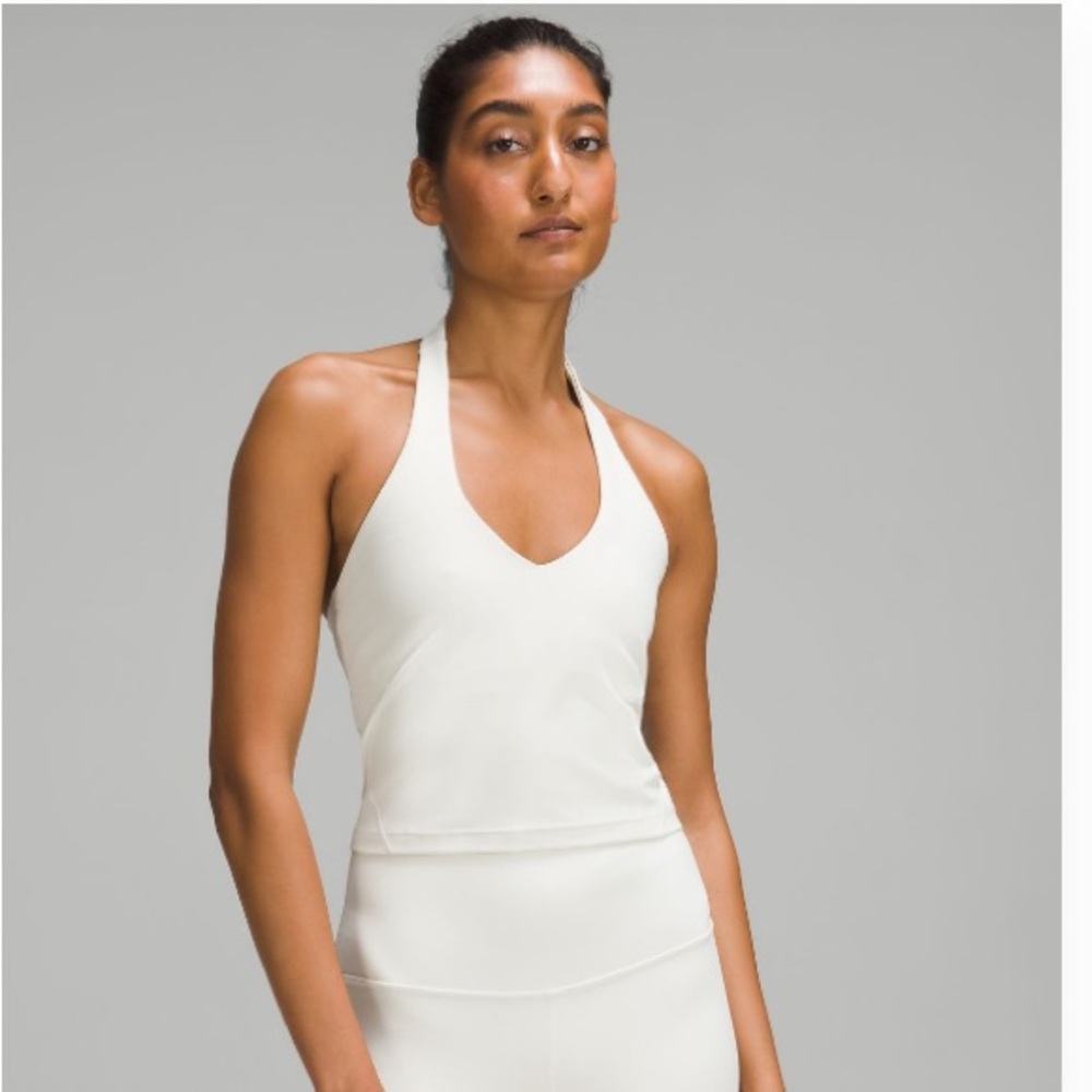 Lululemon align halter tank top size 10 color bone